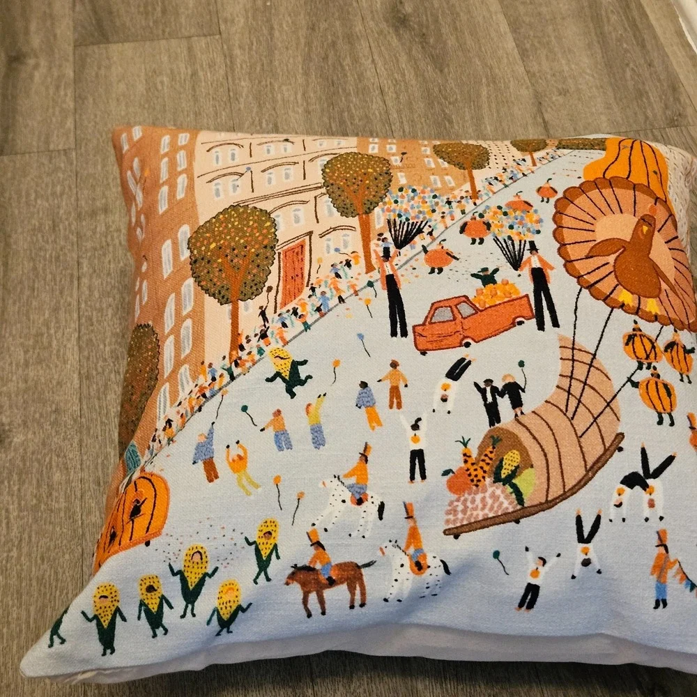 West Elm Pottery Barn Thanksgiving Parade Pillow & Cover 20
